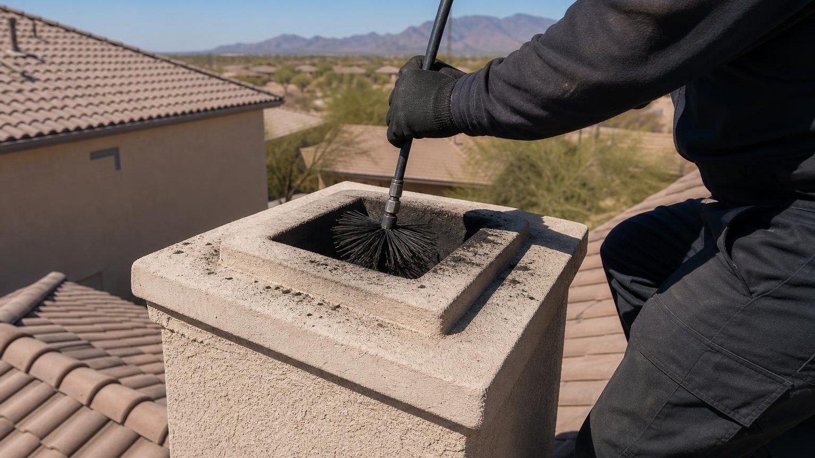 Practical chimney sweep & inspection in Phoenix